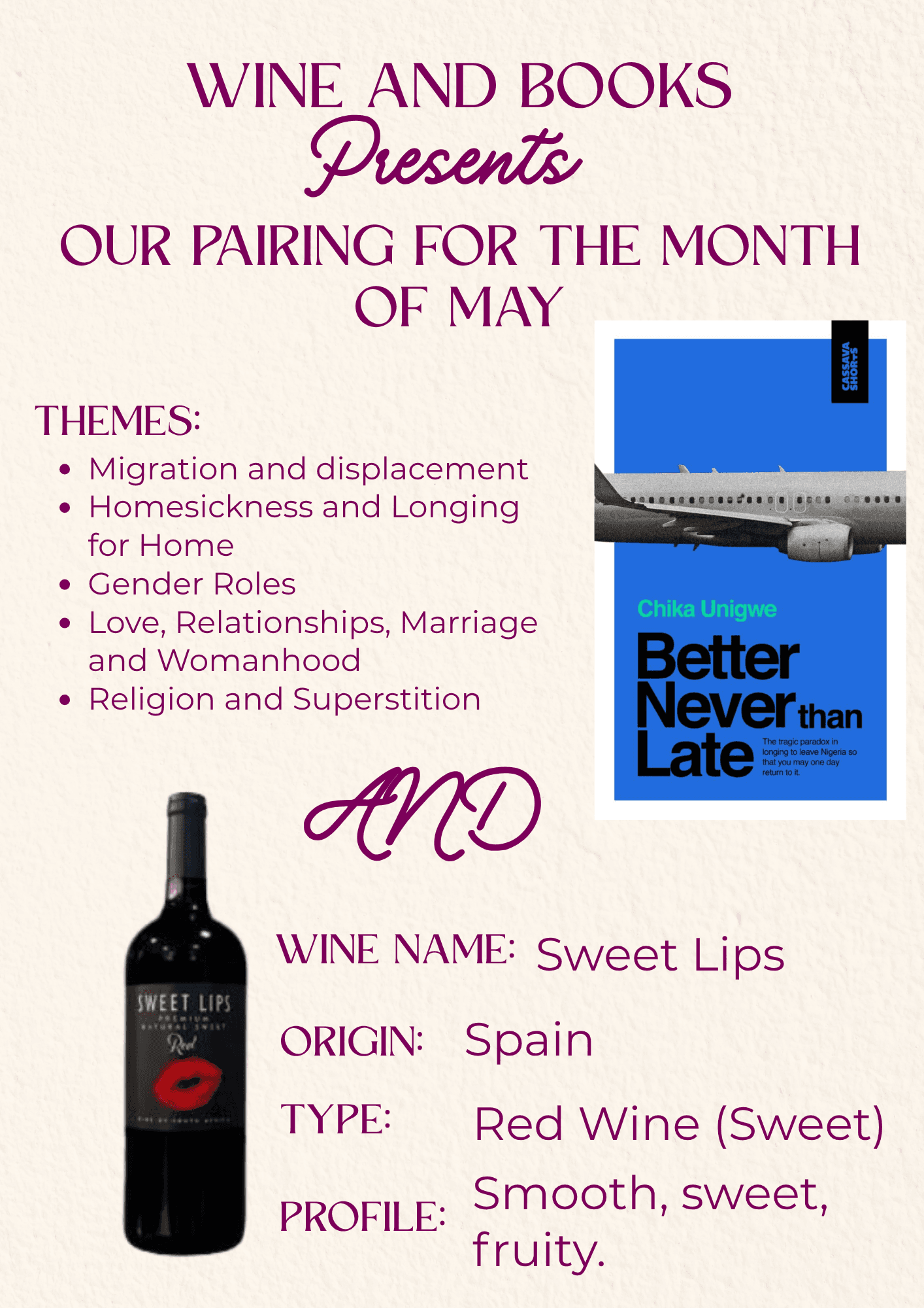 Better Never Than Late